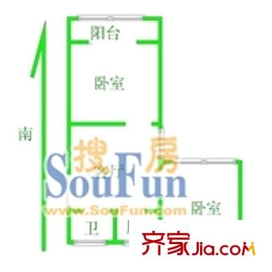 濟陽一村 戶型圖