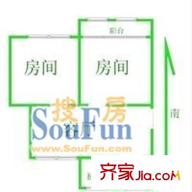 濟陽一村 戶型圖