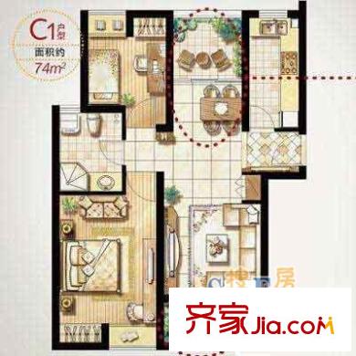 上海 新塘橋生活廣場 戶型圖