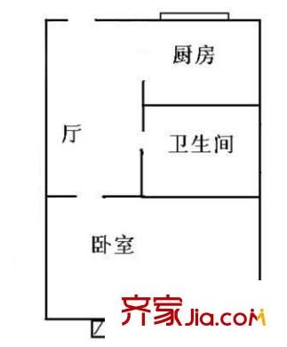 天池二村戶(hù)型圖戶(hù)型圖 1室1廳1衛(wèi)1廚