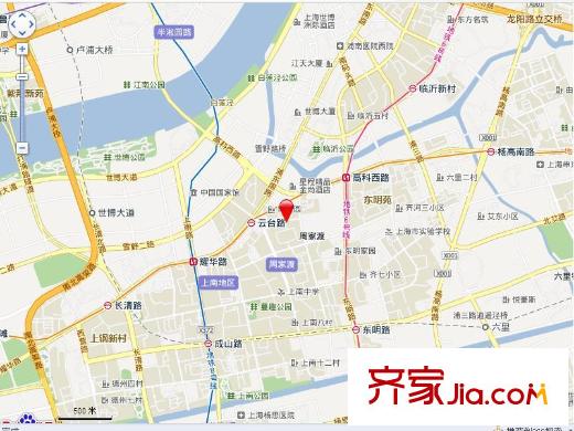 上南花苑西苑交通圖