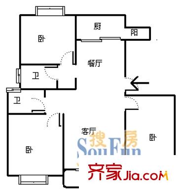 上海 汇丰佳苑 户型图
