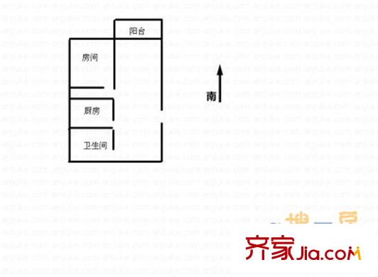 上海 建德花园百合苑 户型图
