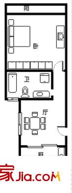 東五小區(qū)(浦東)戶型圖上海 東五小區(qū) 戶型圖 1室1廳1衛(wèi)1廚