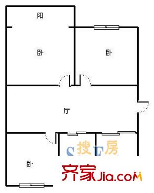 東五小區(qū)(浦東)戶(hù)型圖上海 東五小區(qū) 戶(hù)型圖 3室2廳1衛(wèi)1廚