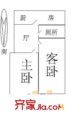 東五小區(qū)(浦東)戶(hù)型圖上海 東五小區(qū) 戶(hù)型圖 2室1廳1衛(wèi)1廚