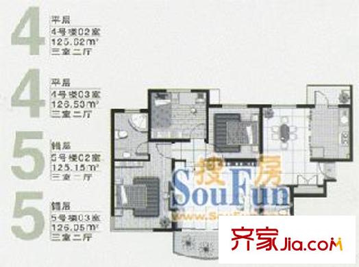 上海 当代新华 户型图