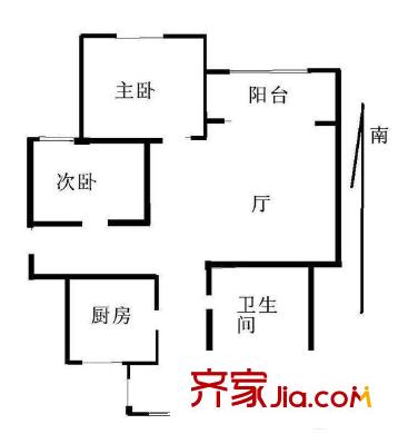 品珍苑 2室 戶型圖
