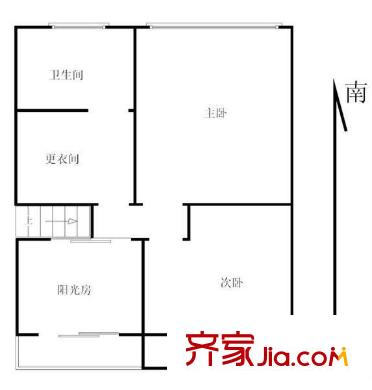 帝豪苑 4室 户型图