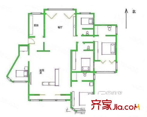 汇欣公寓 户型图