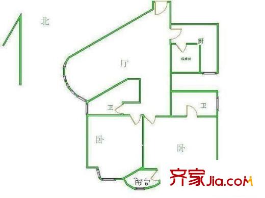 罗马花园 户型图