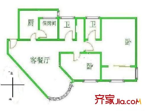 罗马花园 户型图