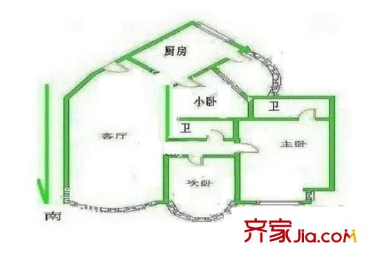 罗马花园 户型图