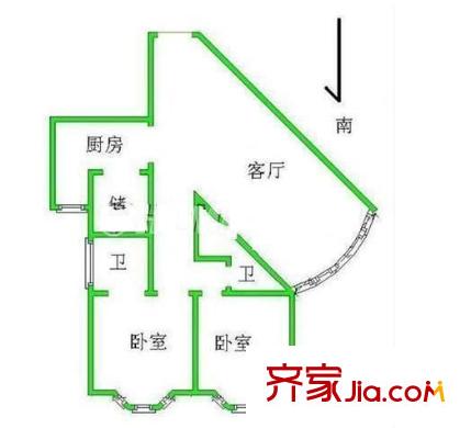 罗马花园 户型图