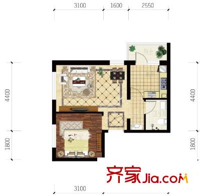 上上城青年新城 户型图