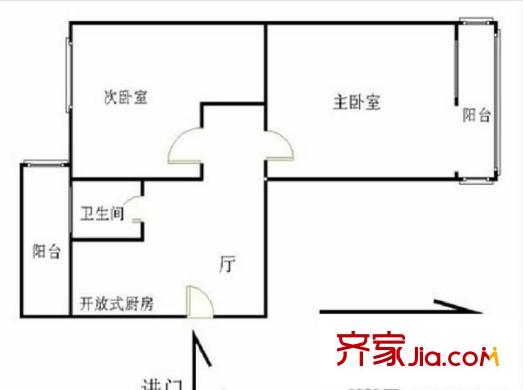 和平街十四区 户型图