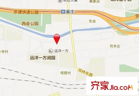 远洋润园交通图