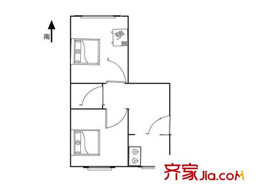 迎喜家园户型图1室 户型图 1室1厅1卫1厨