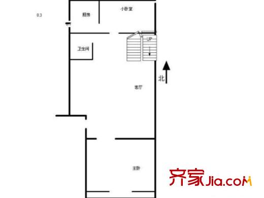 芳园里 2室 户型图