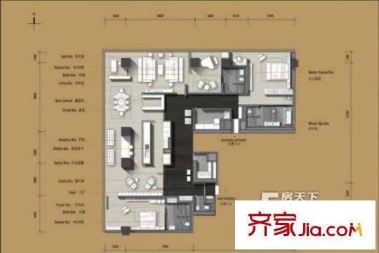 万科大都会 户型图