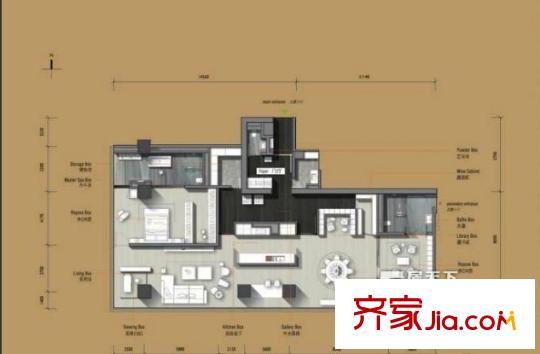 万科大都会 户型图