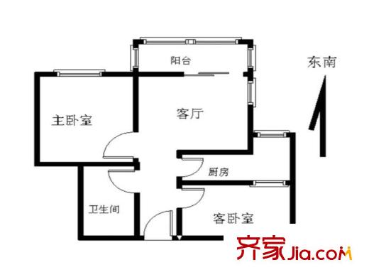 东风家园 0室 户型图