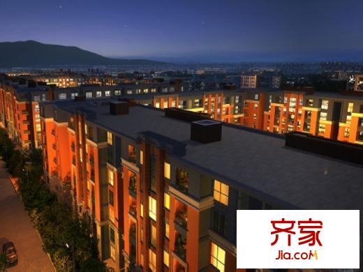 亿城西山公馆外景图夜景
