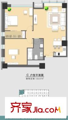 博雅国际中心 户型图