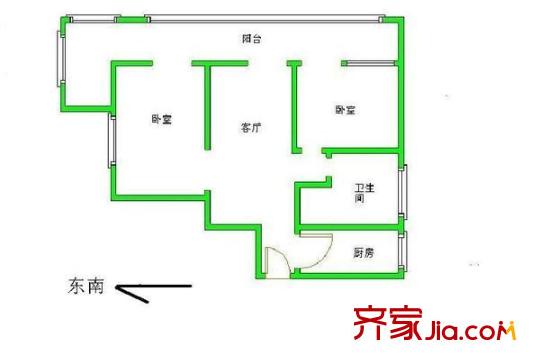 光熙门北里 户型图
