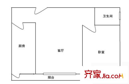 志强北园户型图户型图 1室1厅1卫1厨