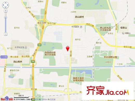 燕西台交通图