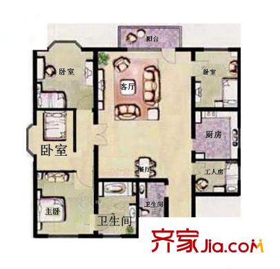 嘉和丽园 户型图