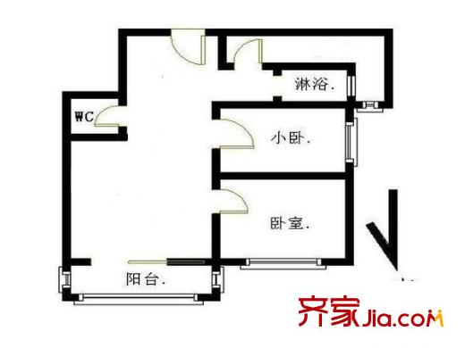 望京花园西区 户型图