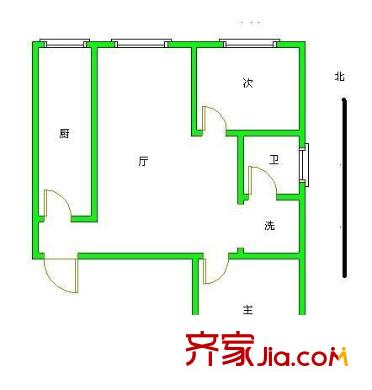 观音惠园 2室 户型图