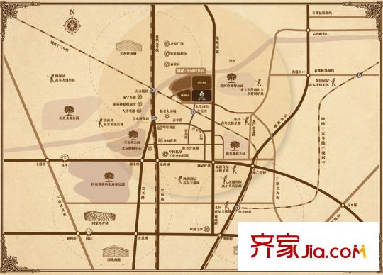 润泽公馆交通图