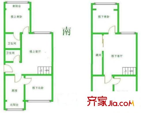 长桥园 4室 户型图