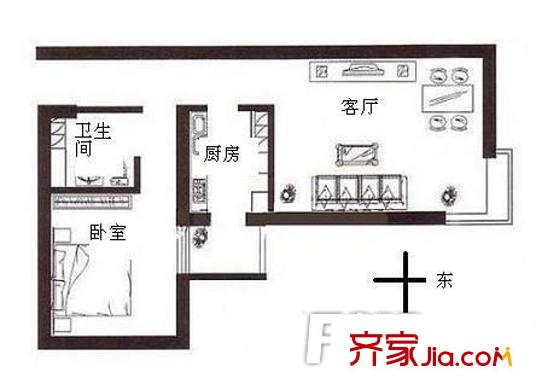 天怡家园 0室 户型图