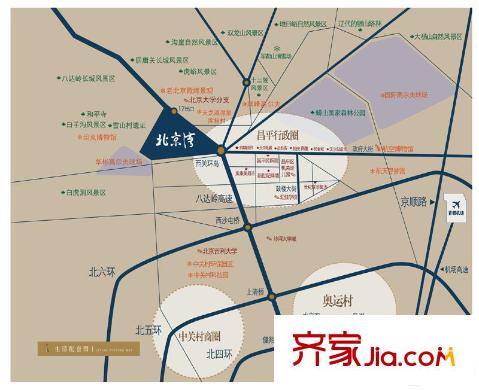 北京湾交通图