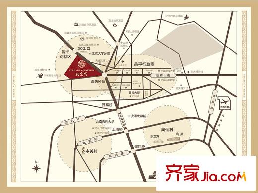 北京湾交通图
