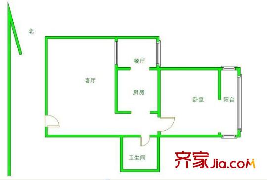 丽景馨居 户型图