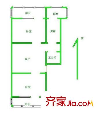 南十里居 户型图