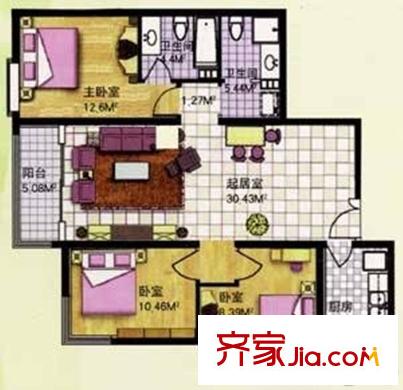 锦绣馨园 0室 户型图