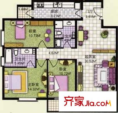 锦绣馨园 0室 户型图