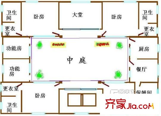 钓鱼台七号院户型图户型图