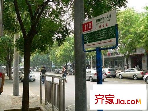 左家庄东里配套图公交站