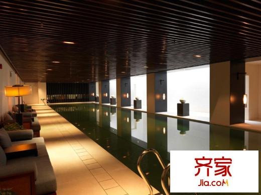 旭辉御锦会所泳池实景2013.03