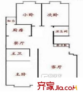 朝丰家园 户型图