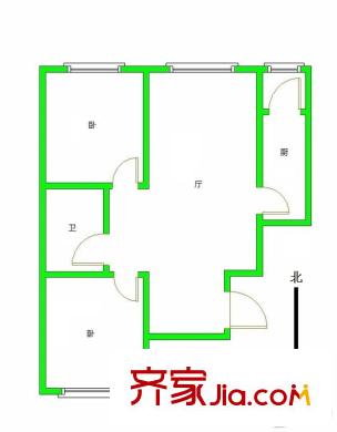 朝丰家园 2室 户型图