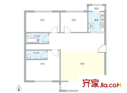 吕营嘉园户型图 户型图