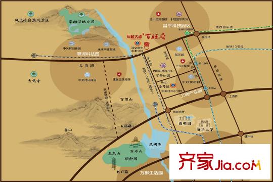 冠城大通百旺府(永丰嘉园 )项目区位